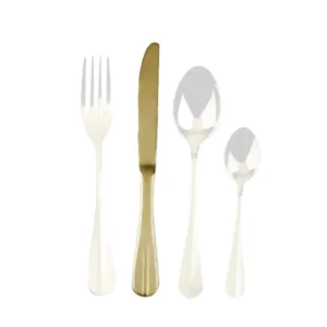 Couteau de table doré